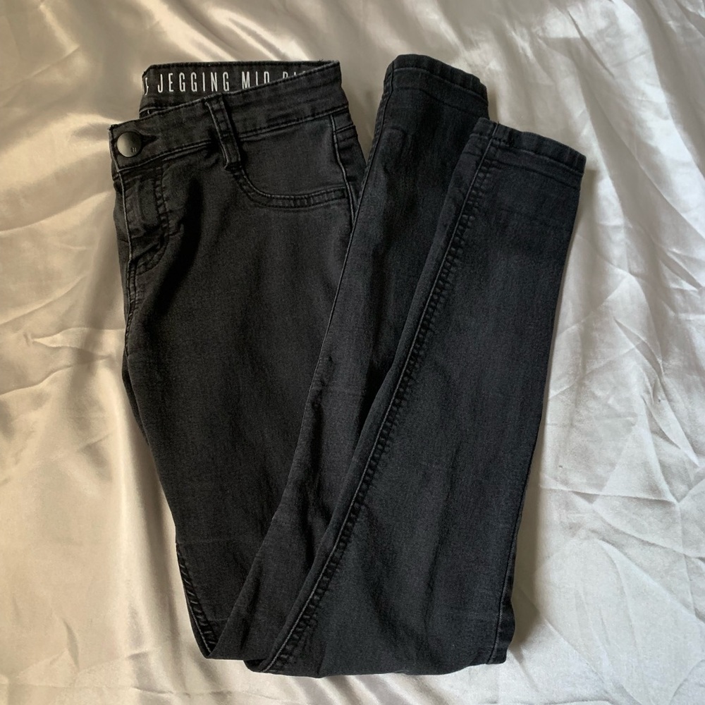Grey mid rise jeans from Cotton On